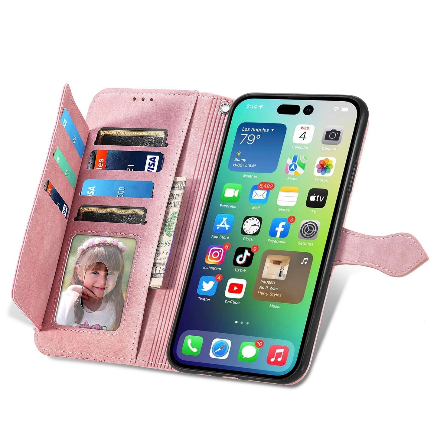 Versatile Elegance Wallet Flip Case for iPhone