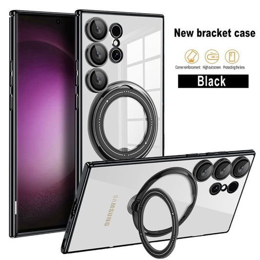 Invisible Bracket Transparent Magnetic Case