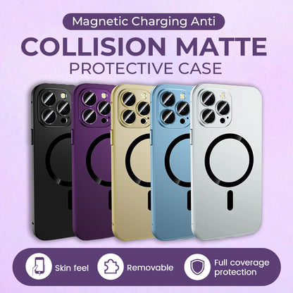 Magnetic Charging Anti-collision Matte Protective Case