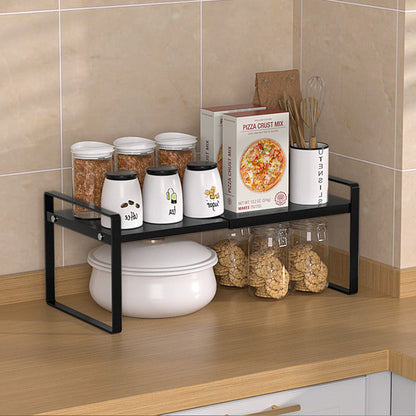 Retractable Layered Cabinet Rack