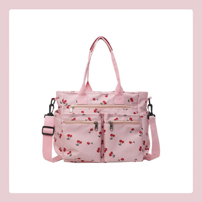 🍒Cherry print tote bag