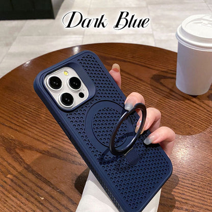 Magnetic Skin Cellular Cooling Stand Case for iPhone