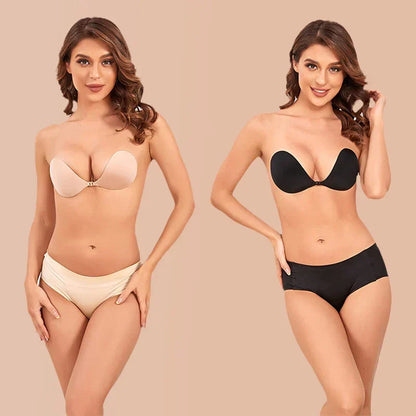 Adhesive Bra Backless Strapless Reusable Sticky Invisible Push Up Bra