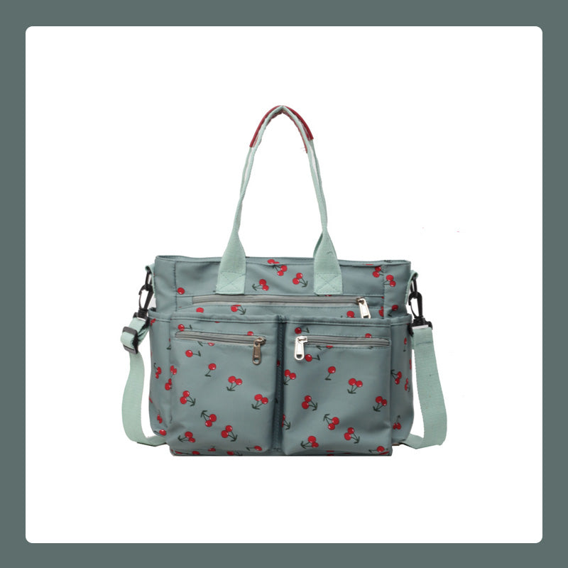 🍒Cherry print tote bag