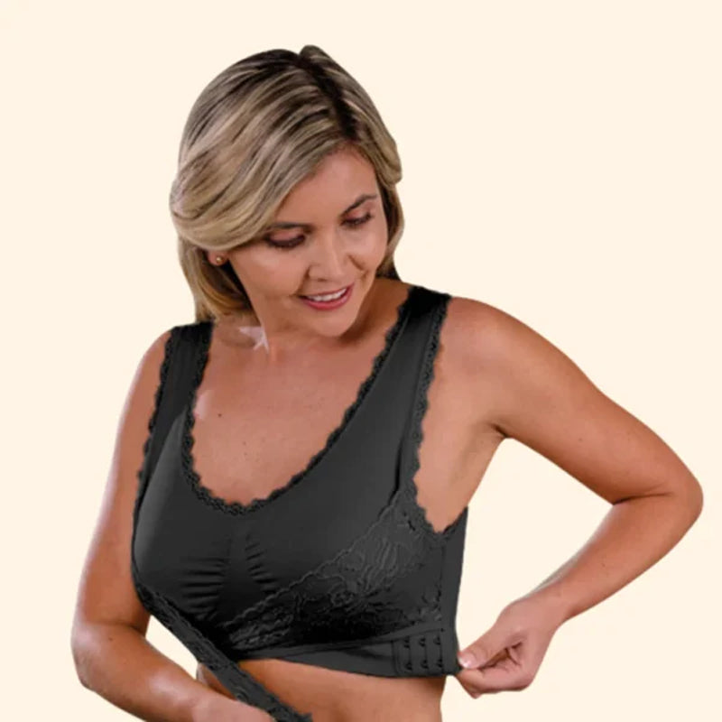 💥LAST DAY - 60%OFF - Comfortable Corset Bra with Side Buckle and Lace