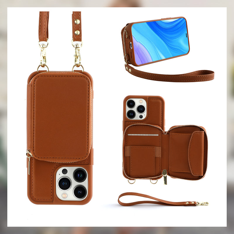 Crossbody Wallet iPhone Case