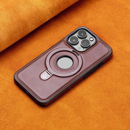 🎁Hot Sale🎁Luxurious Leather Invisible Stand Phone Case