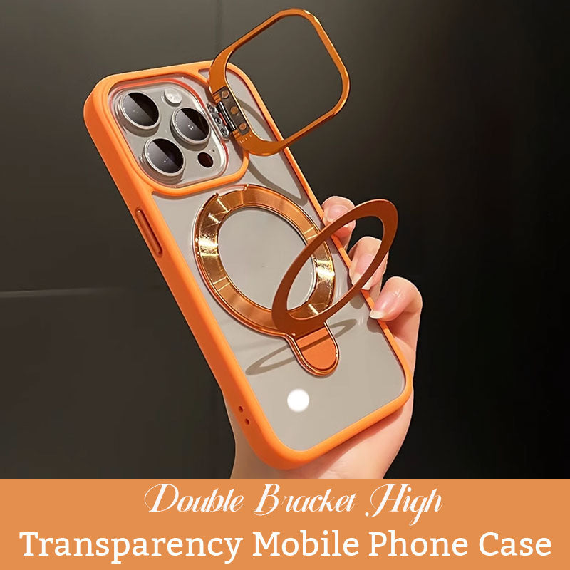 Double Bracket High-Transparency Mobile Phone Case