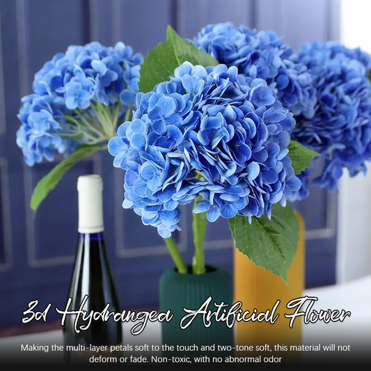 3d Hydrangea Artificial Flower