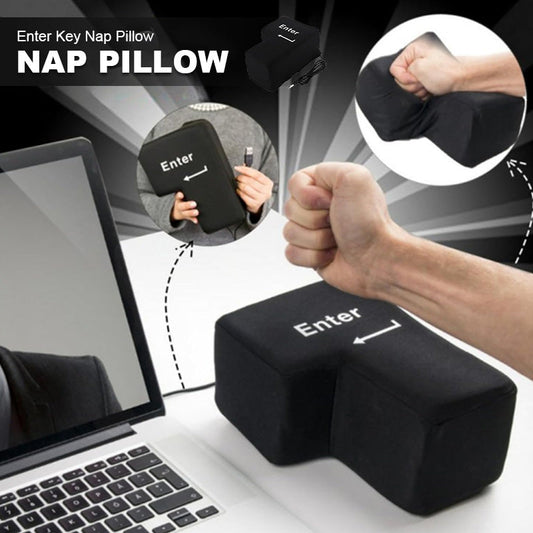 Big Enter Key Nap Pillow