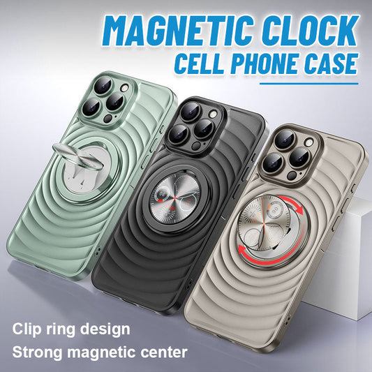 Magnetic Clock Stand Phone Case