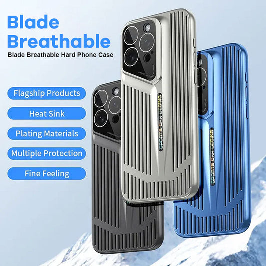 Blade heat dissipation phone case fo iPhone