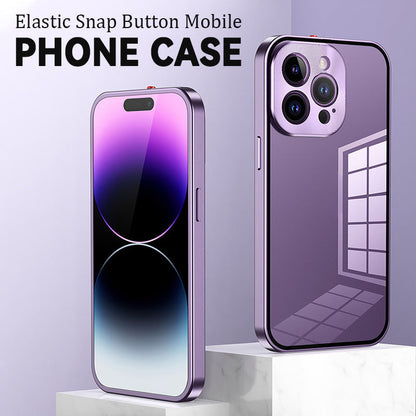 Elastic Snap Button Mobile Phone Case