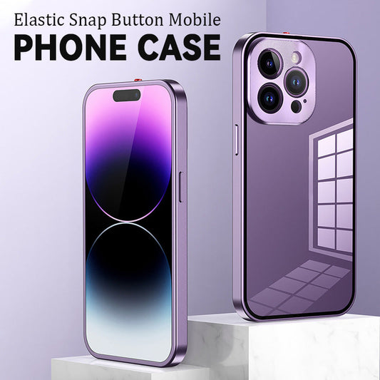 Elastic Snap Button Mobile Phone Case