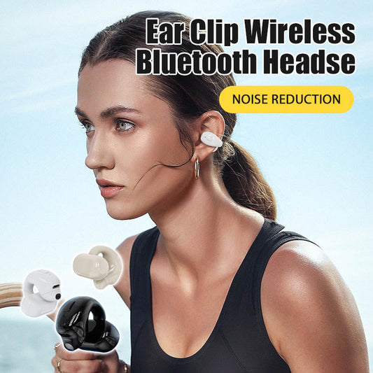 360° Stereo Ear Clip Bluetooth Headset