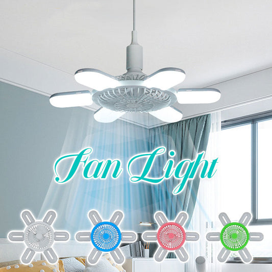 Cool in summer -- remote control fan light