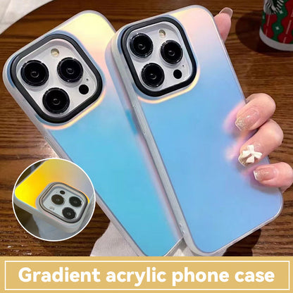 Gradient acrylic laser phone case