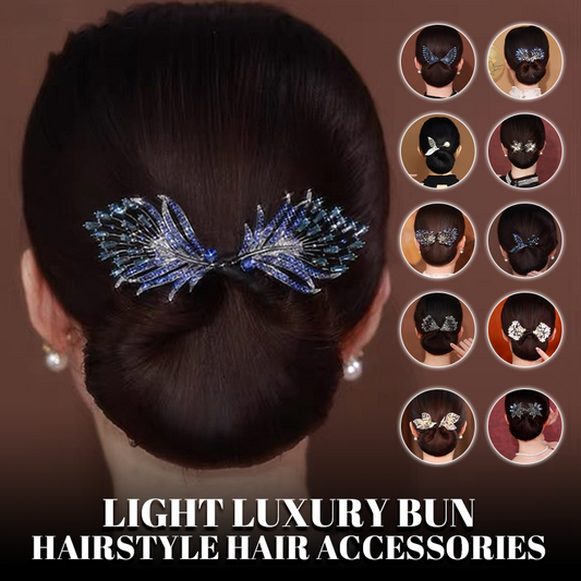 Light Luxury Bun Hairstyle Hair Accessories