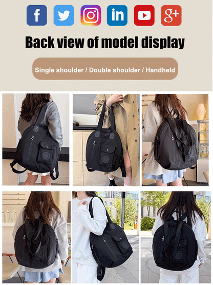 Multi-carry large capacity waterproof backpack