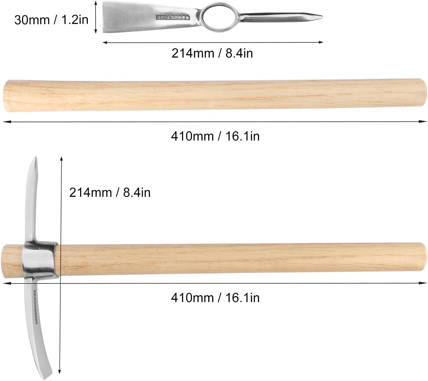 Stainless Steel Pickaxe Double Headed Pickaxe