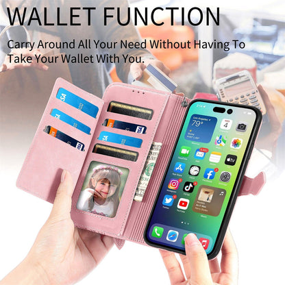 Versatile Elegance Wallet Flip Case for iPhone