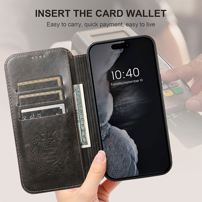 Luxury Wallet Case with Multiple Card Slots – Classic, Functional Design