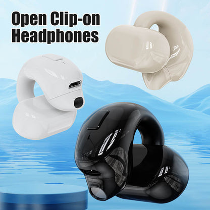 360° Stereo Ear Clip Bluetooth Headset