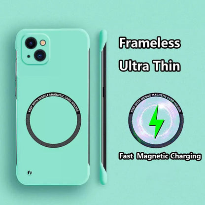 Frameless Matte Ultra Thin Magnetic Case for Phone