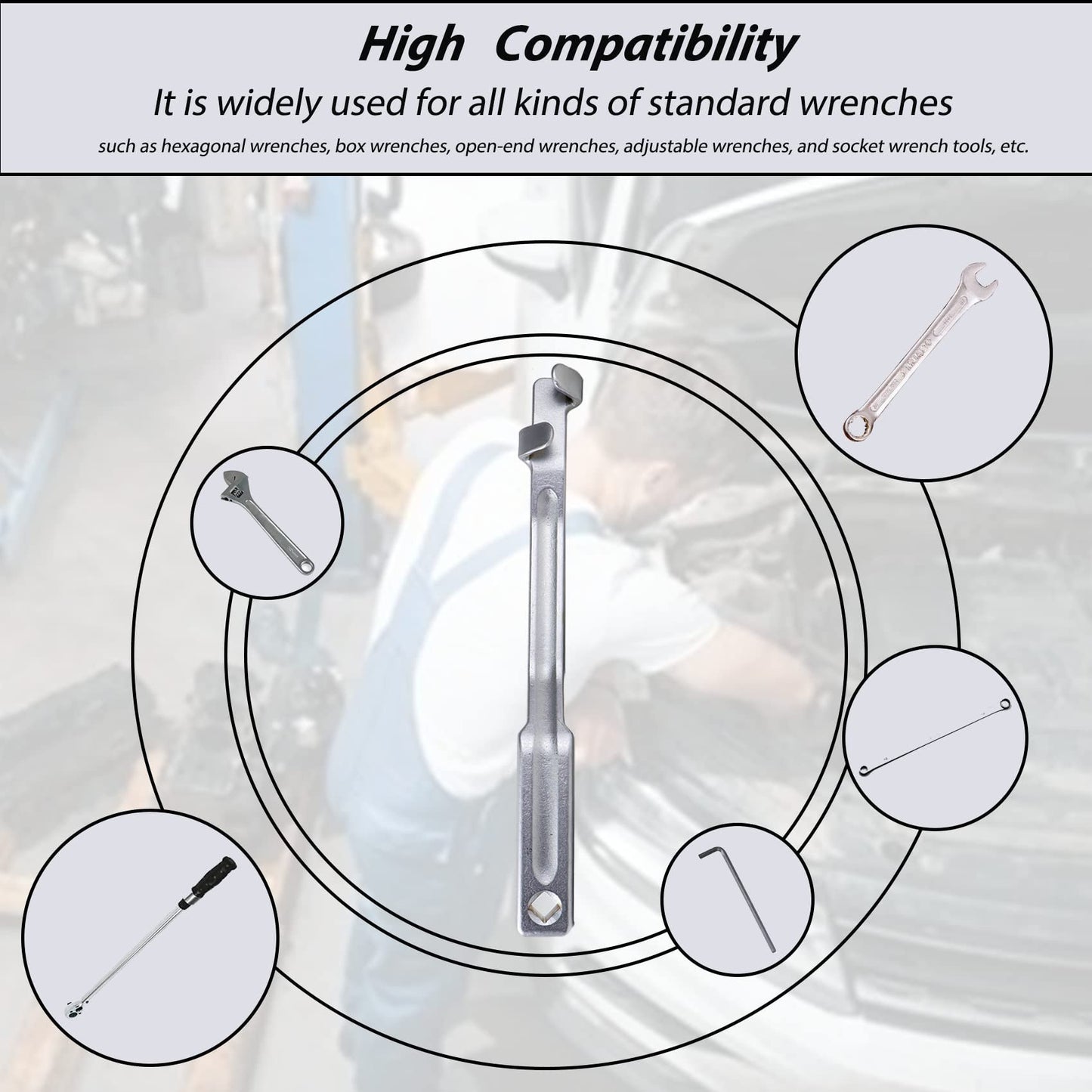 🔥Universal Wrench Extension Tool Torque Wrench Extension Kit