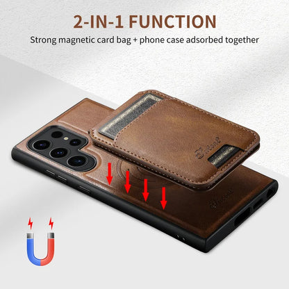 Magnetic Card Holder Mobile Phone Case For Samsung