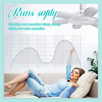 Cool in summer -- remote control fan light