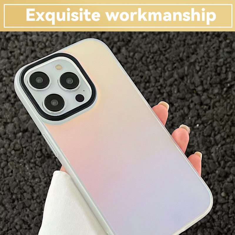 Gradient acrylic laser phone case