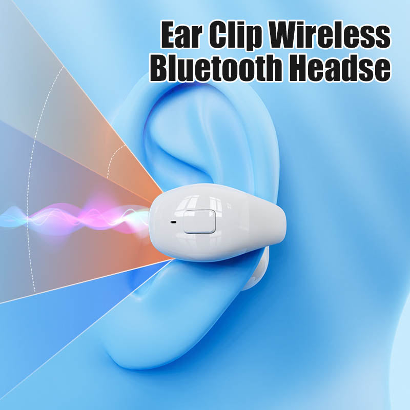 360° Stereo Ear Clip Bluetooth Headset