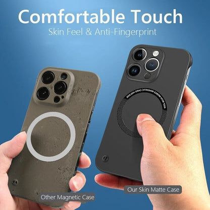 Frameless Matte Ultra Thin Magnetic Case for Phone