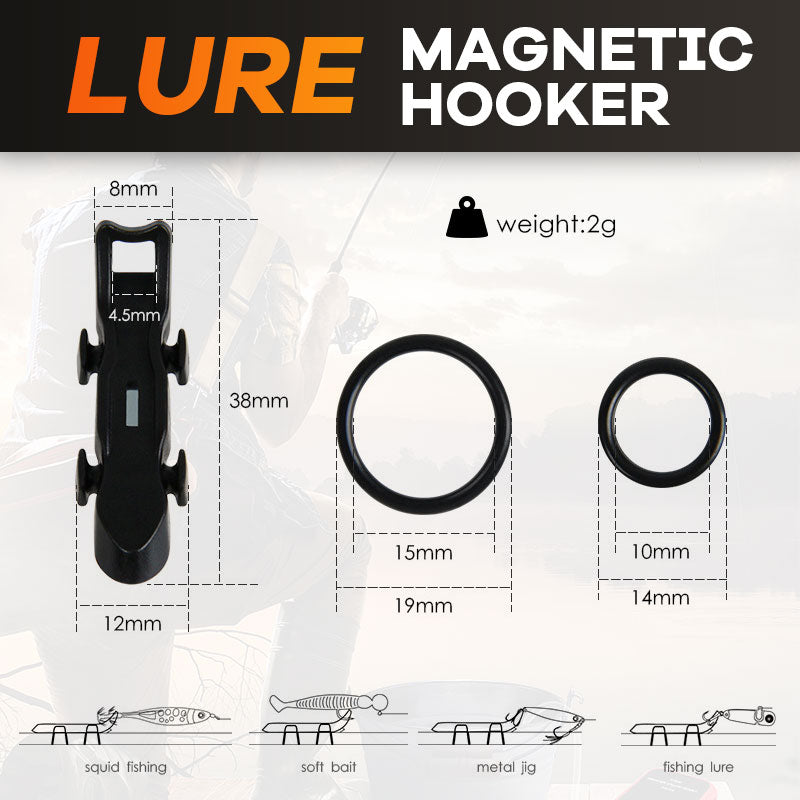 Lure bait magnetic hooker