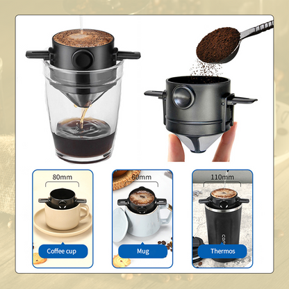 Folding Portable Hand Brewed Coffee Filter