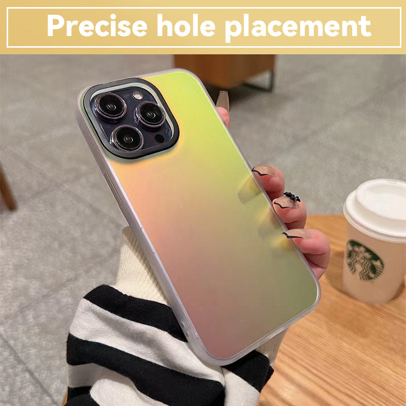 Gradient acrylic laser phone case