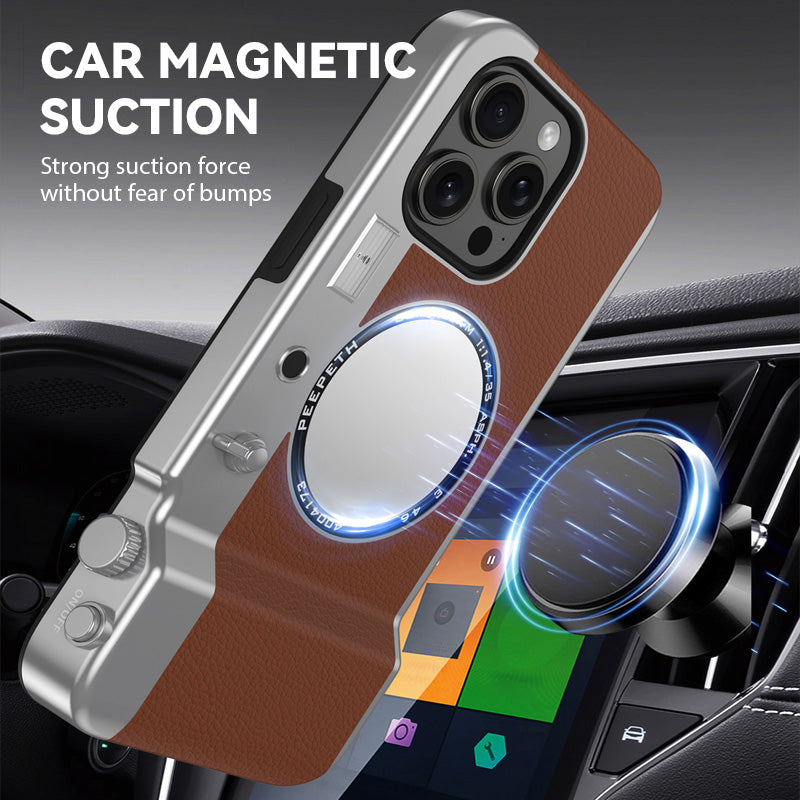 Integrated camera phone case