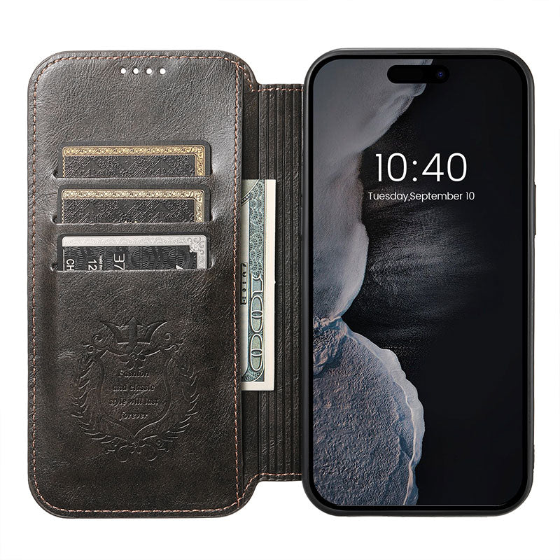 Luxury Wallet Case with Multiple Card Slots – Classic, Functional Design