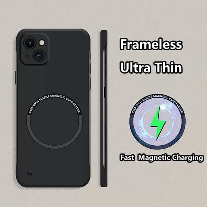 Frameless Matte Ultra Thin Magnetic Case for Phone