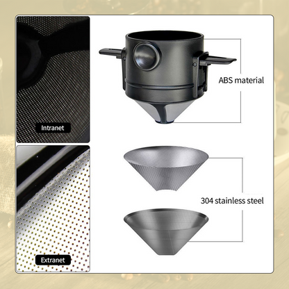 Folding Portable Hand Brewed Coffee Filter