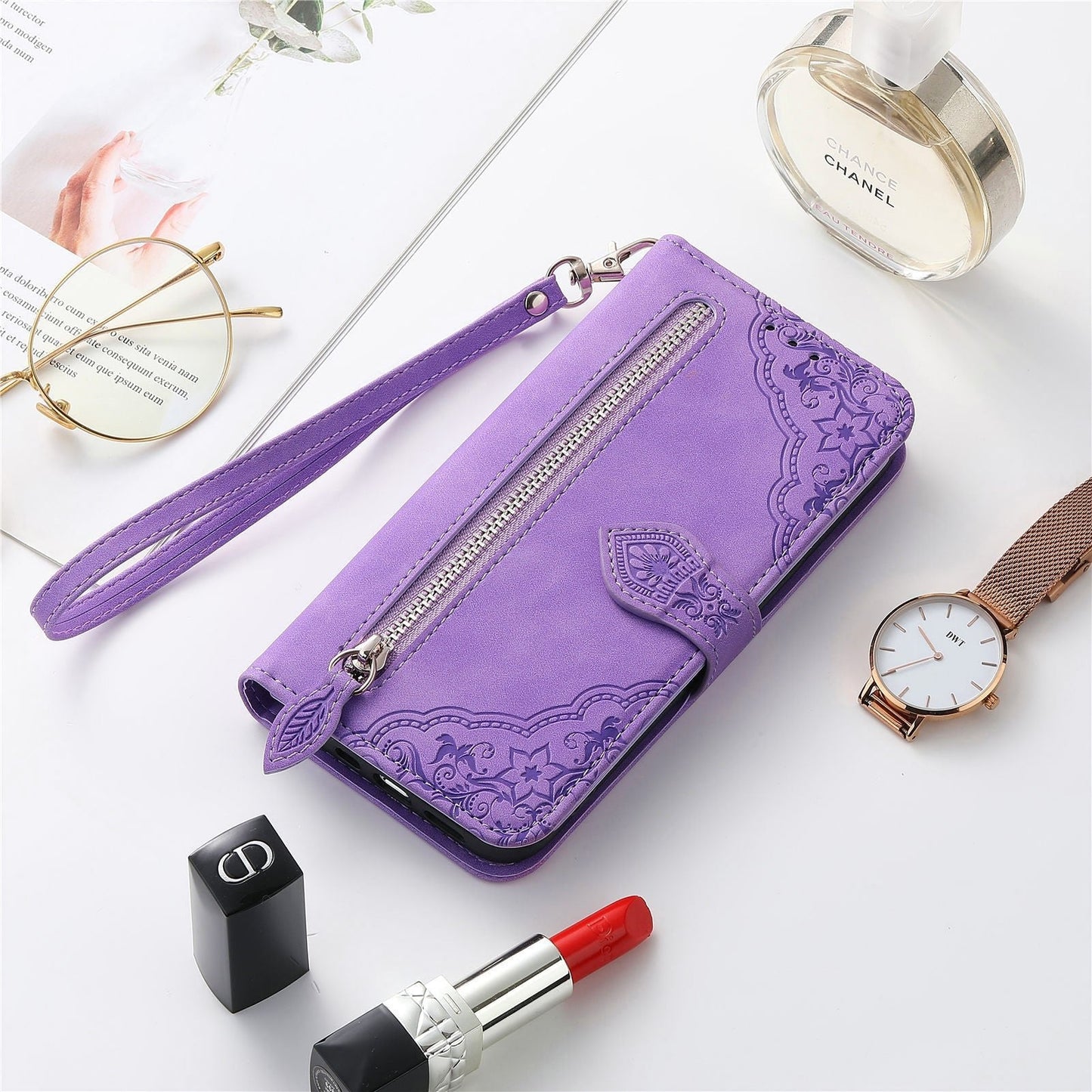 Versatile Elegance Wallet Flip Case for iPhone