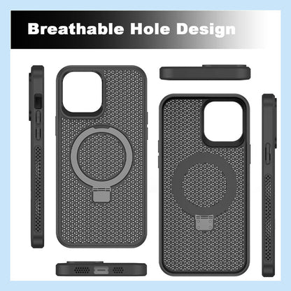 Magnetic Skin Cellular Cooling Stand Case for iPhone