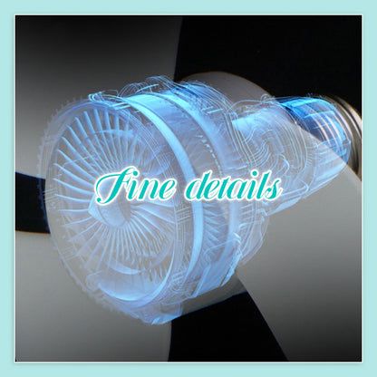 Cool in summer -- remote control fan light