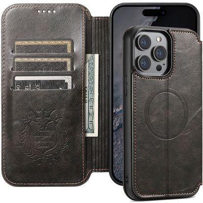 Luxury Wallet Case with Multiple Card Slots – Classic, Functional Design