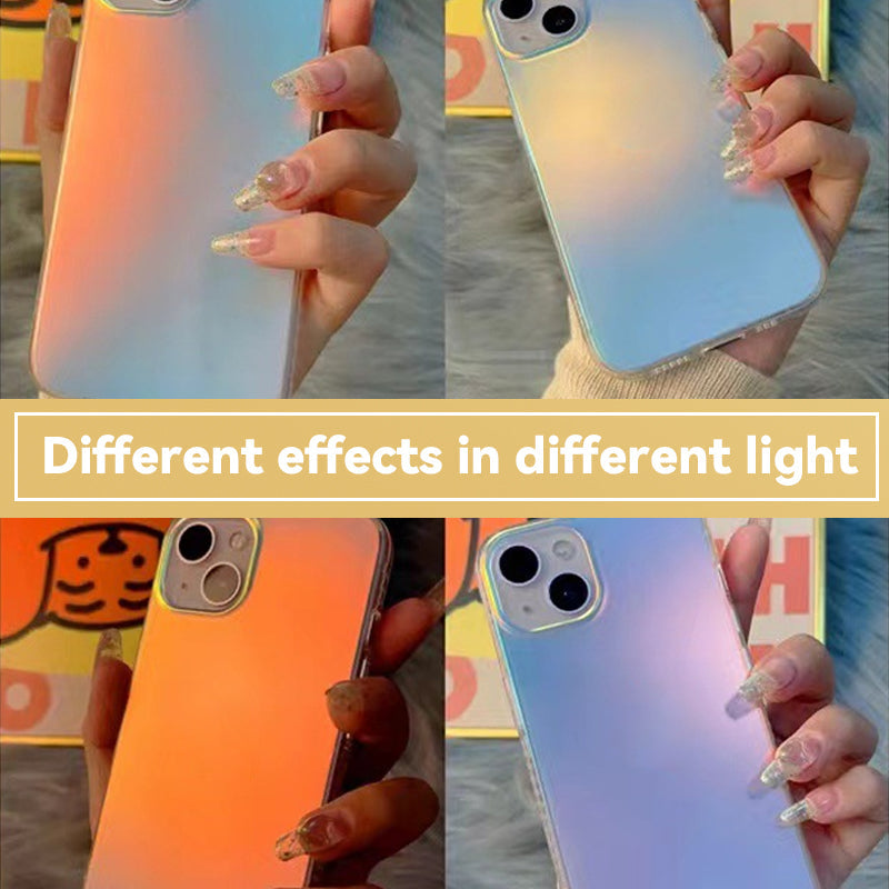 Gradient acrylic laser phone case