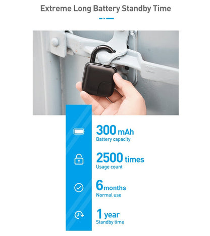 🔥Summer Hot Save 49% OFF🔥Fingerprint  Bluetooth Waterproof Smart Padlock