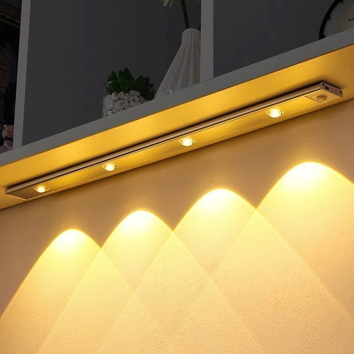 🔥LAST DAY 49% OFF💡LED MOTION SENSOR CABINET LIGHT(USB CHARGING)💡