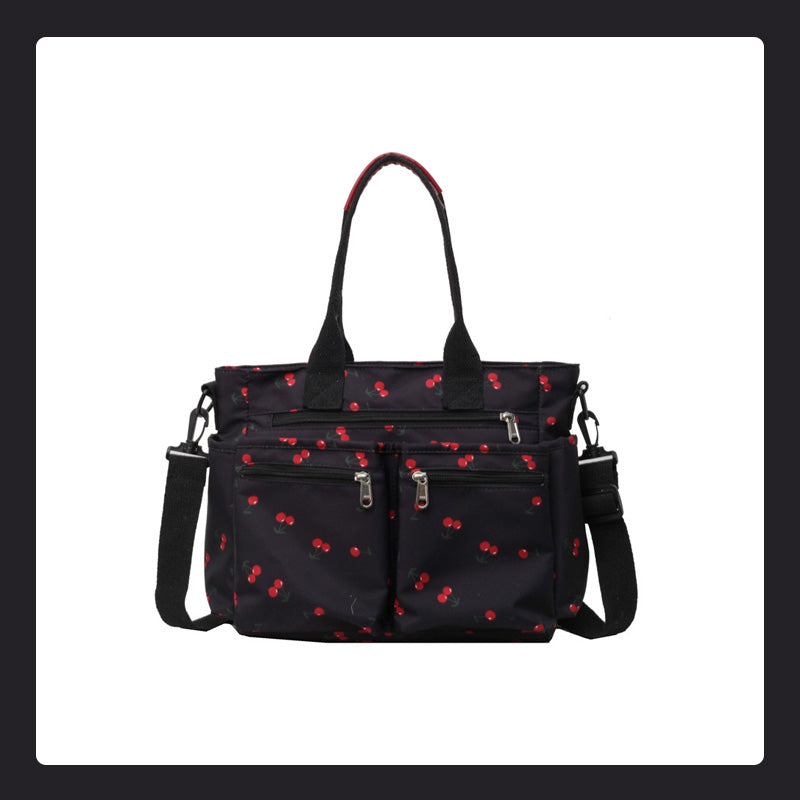 🍒Cherry print tote bag