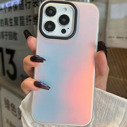 Gradient acrylic laser phone case